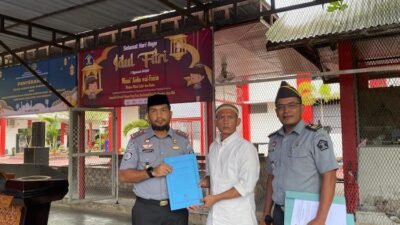 Momen Idul Fitri 1445 H, 1105 Narapidana LPN Langkat Kanwil Kemenkumham Sumut Terima Remisi