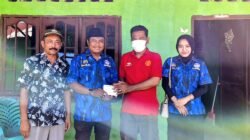 Gerak Cepat, Ricky Anthony Beri Santunan Korban Meninggal Tertimpa Pohon di Alaun-alun Stabat
