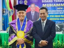 Raih Gelar Doktor Hukum di UMSU, Muhammad Yusrizal ‘Banjir’ Ucapan Selamat